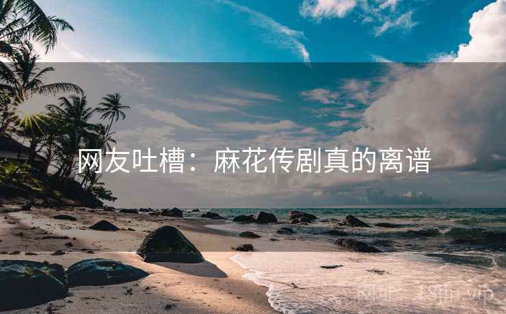 网友吐槽：麻花传剧真的离谱